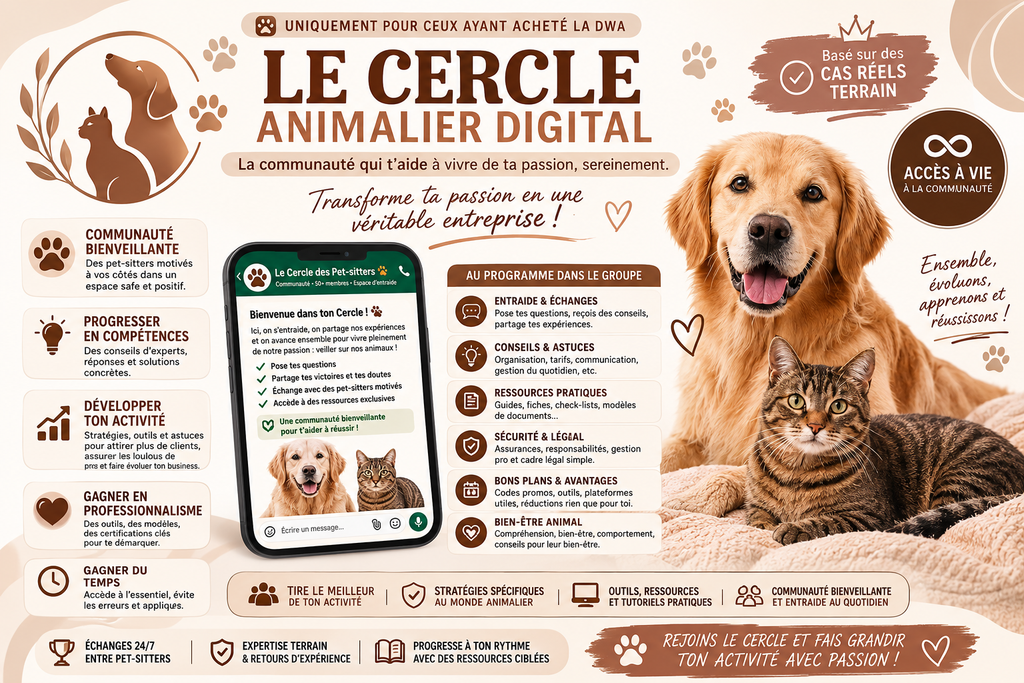 Le Cercle Animalier Digital – Marketing & développement pour professionnels animaliers