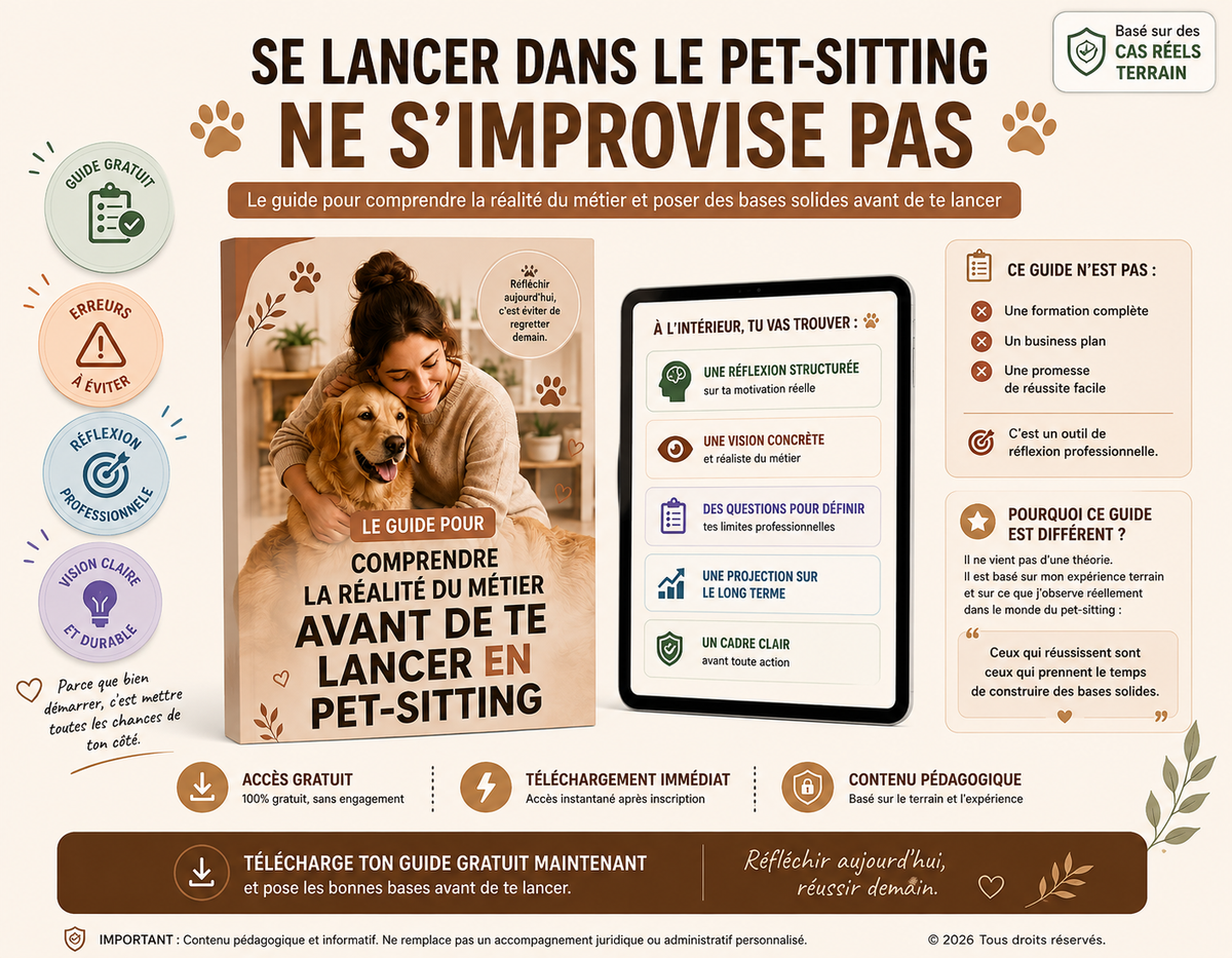 Devenir Pet-sitter – Le guide pour savoir si ce métier est vraiment fait pour toi