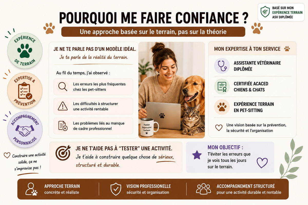 Analyse stratégique Pet-sitter – Audit complet de ton activité | 1 h 20