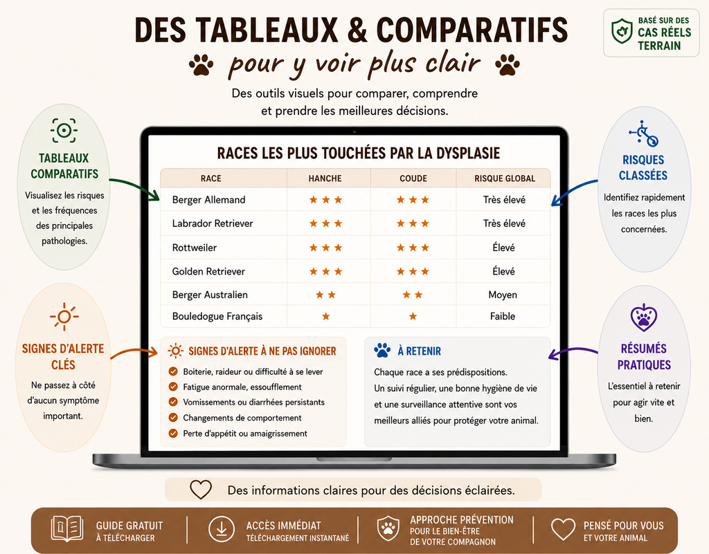 🐾 Guide Prévention Santé – Chiens & Chats : les prédispositions à connaître