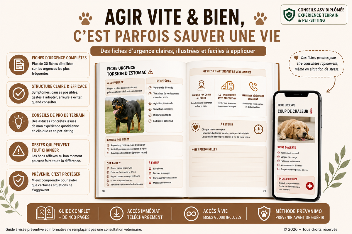 Urgences Canines 360° – Le guide pour reconnaître les signes d’alerte et mieux réagir
