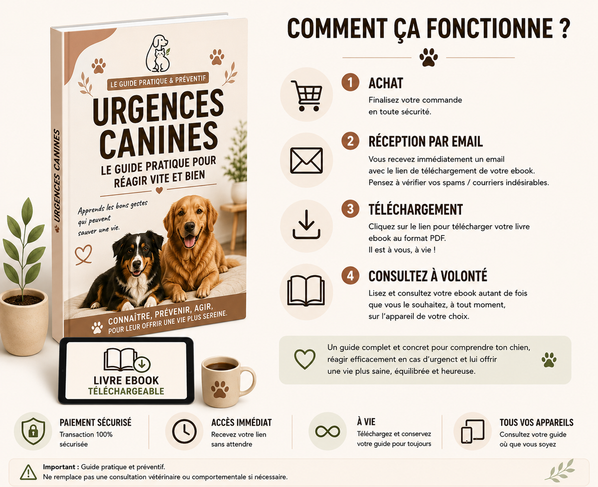 Urgences Canines 360° – Le guide pour reconnaître les signes d’alerte et mieux réagir