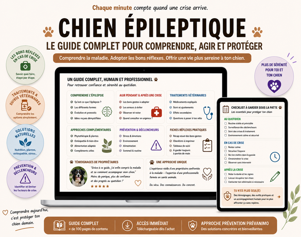 Chien épileptique – Le guide complet pour comprendre les crises et mieux les gérer au quotidien