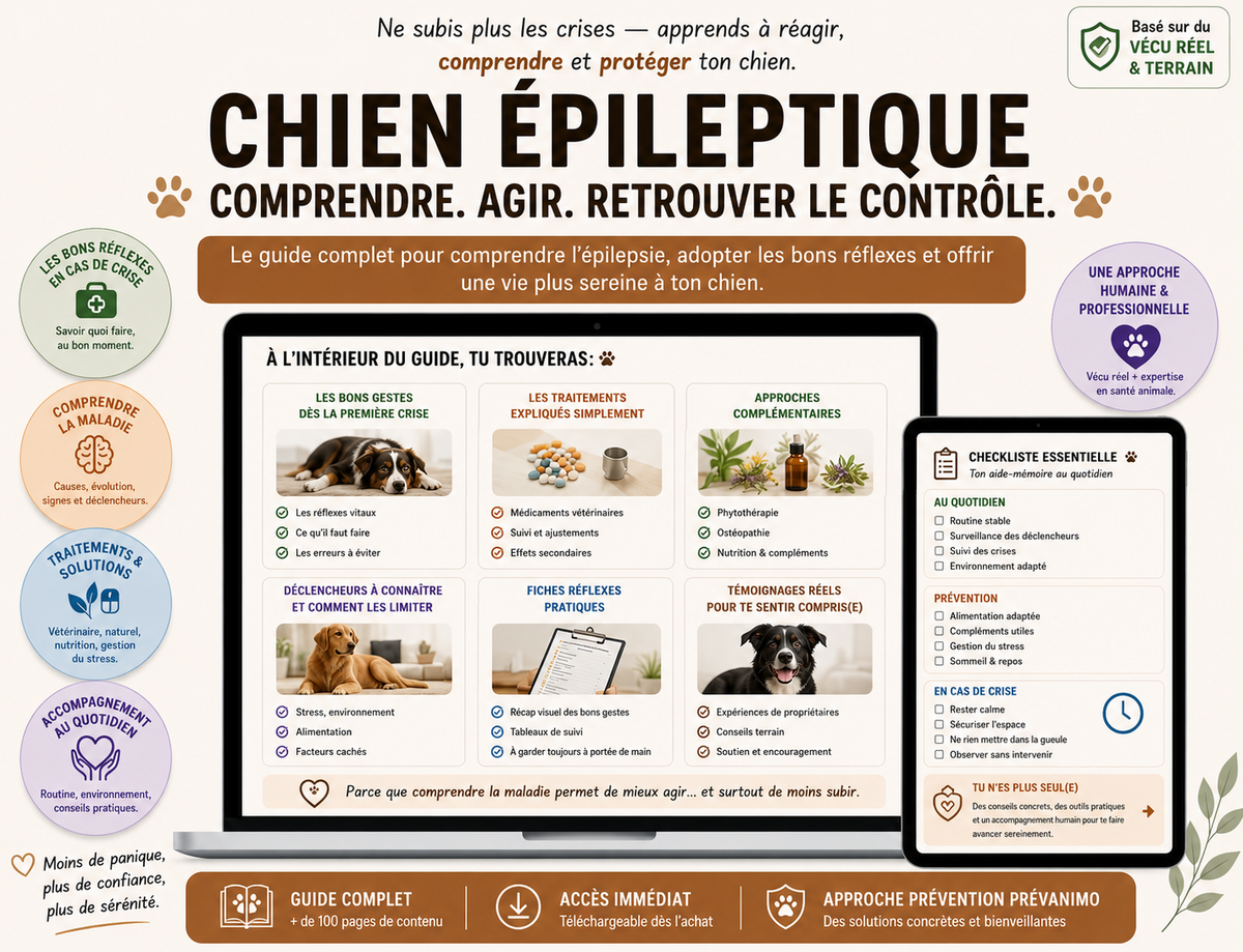 Chien épileptique – Le guide complet pour comprendre les crises et mieux les gérer au quotidien