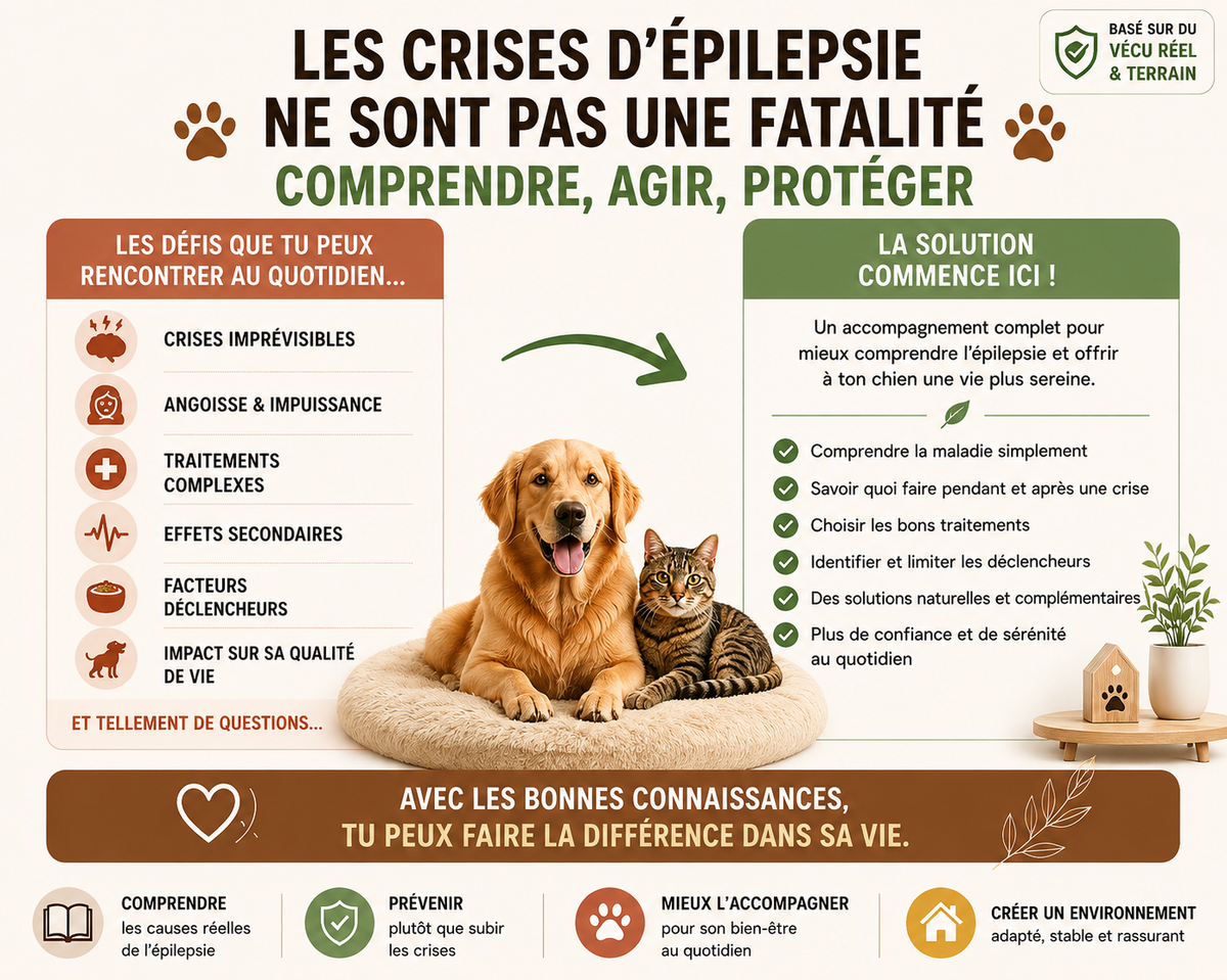 Chien épileptique – Le guide complet pour comprendre les crises et mieux les gérer au quotidien