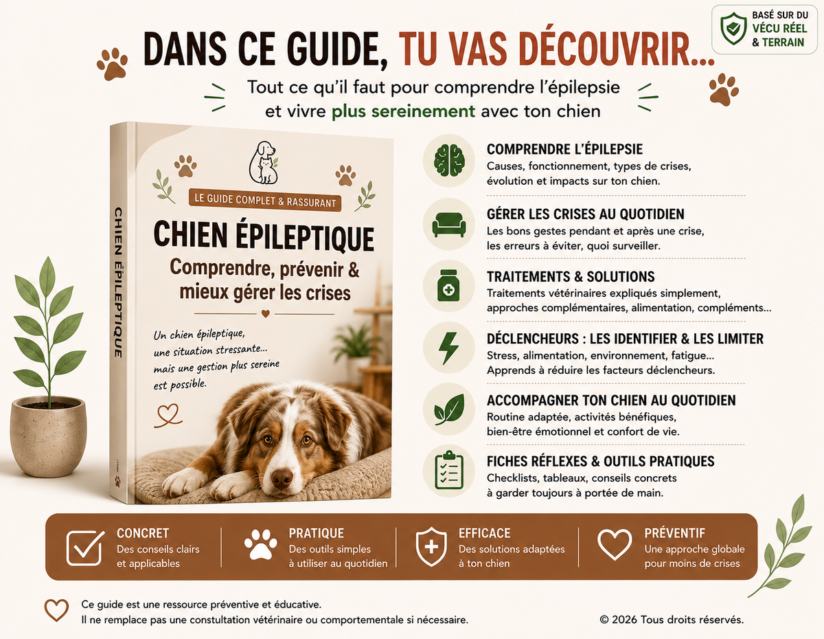 Chien épileptique – Le guide complet pour comprendre les crises et mieux les gérer au quotidien
