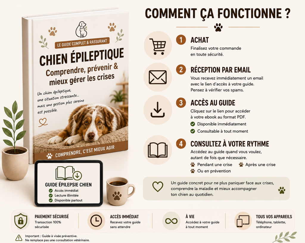 Chien épileptique – Le guide complet pour comprendre les crises et mieux les gérer au quotidien