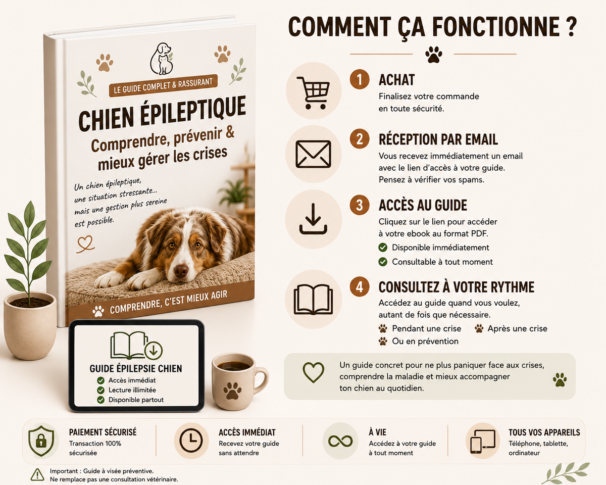 Chien épileptique – Le guide complet pour comprendre les crises et mieux les gérer au quotidien