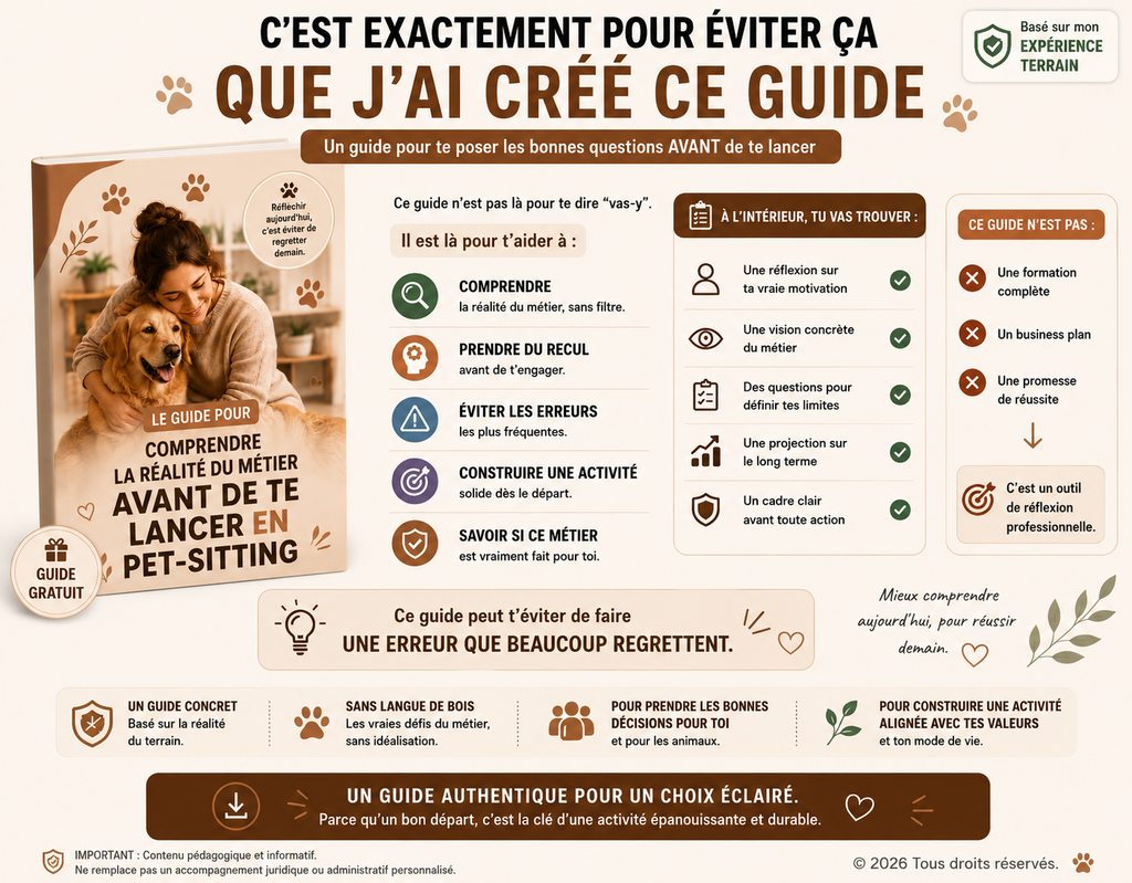 Devenir Pet-sitter – Le guide pour savoir si ce métier est vraiment fait pour toi