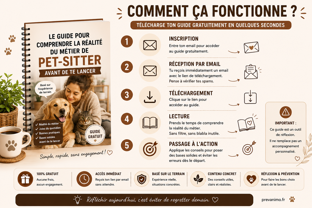 Devenir Pet-sitter – Le guide pour savoir si ce métier est vraiment fait pour toi