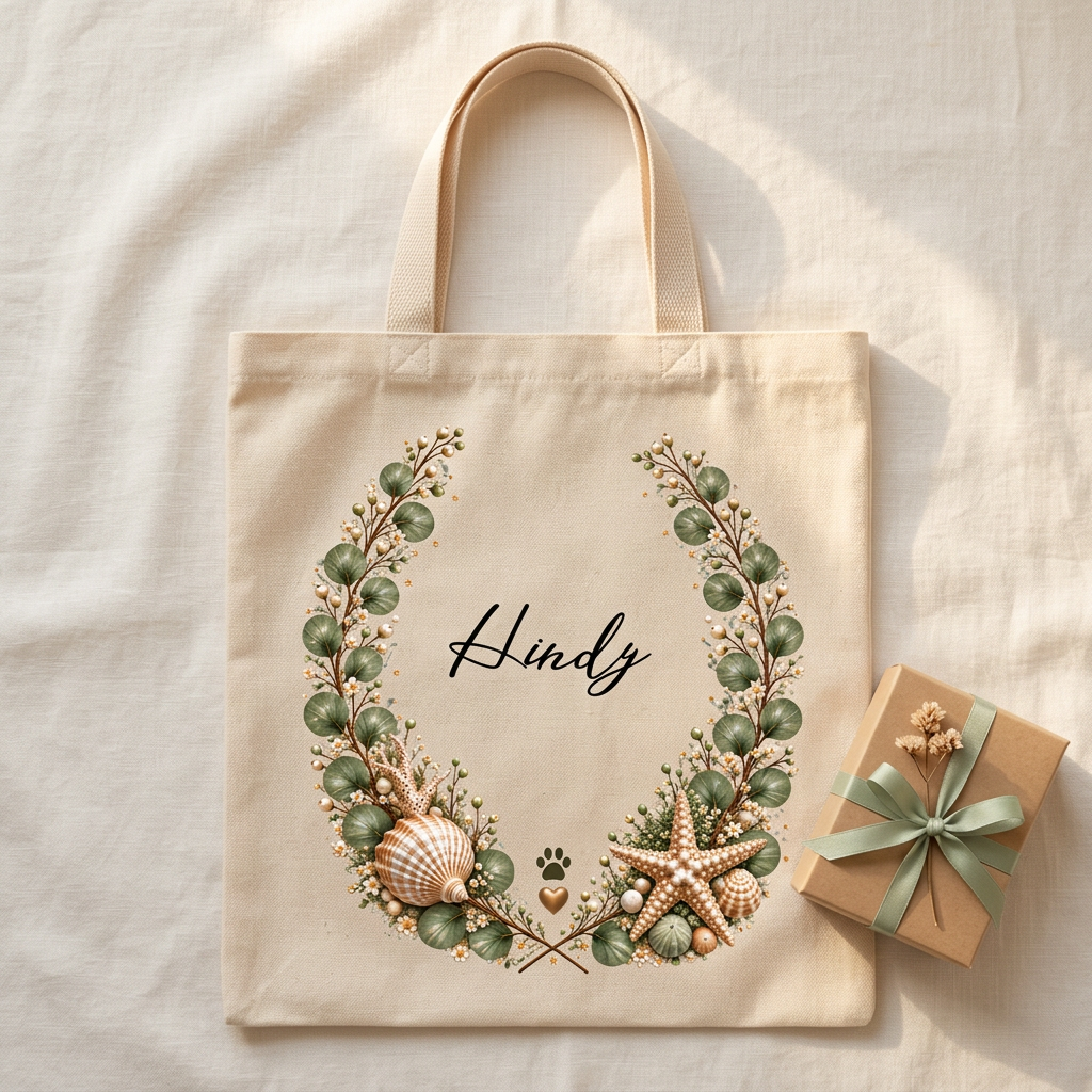 Tote bag Entre Terre & Mer personnalisable