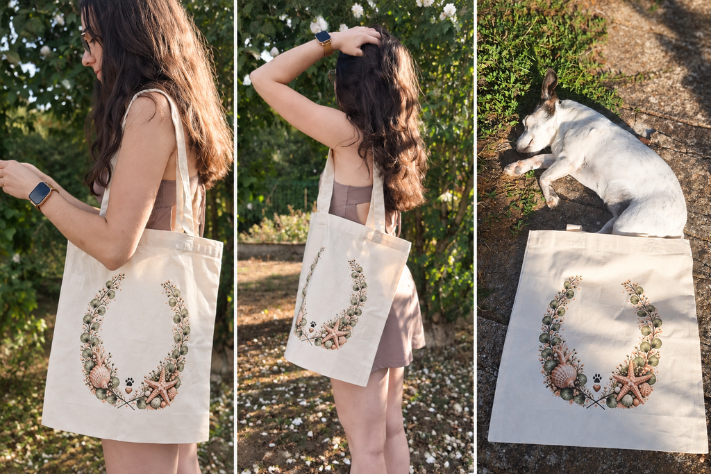 Tote bag Entre Terre & Mer personnalisable