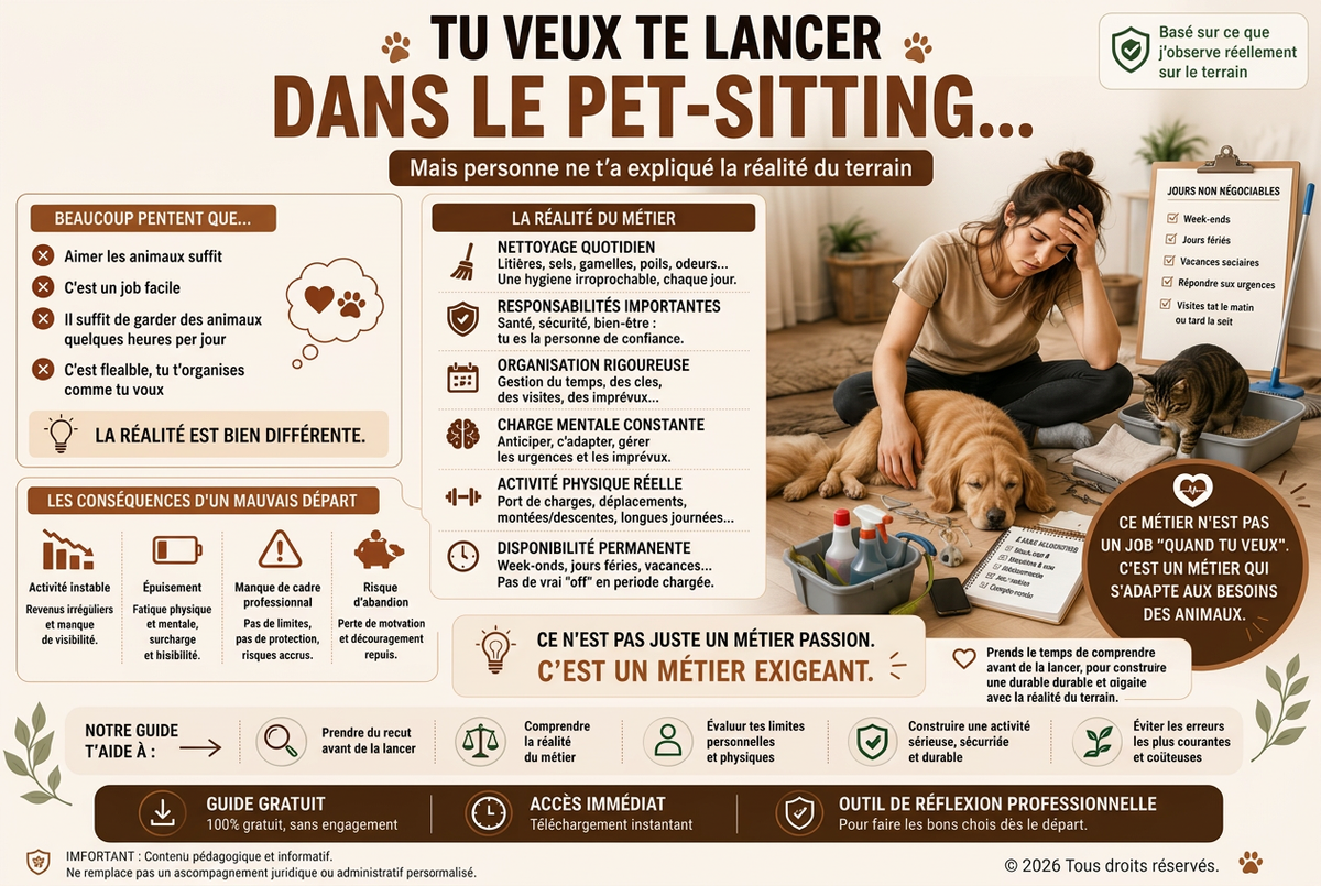 La réalité du pet-sitting
