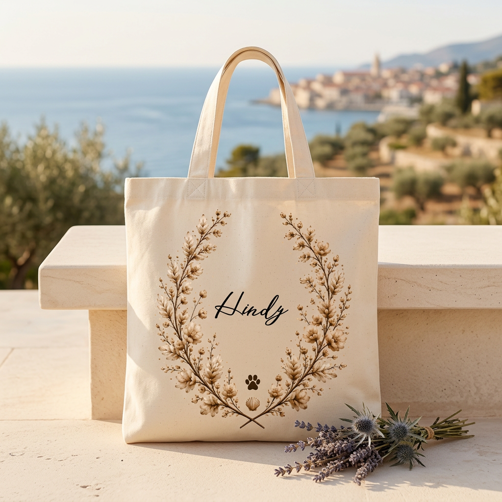 Tote Bag Bohème personnalisable