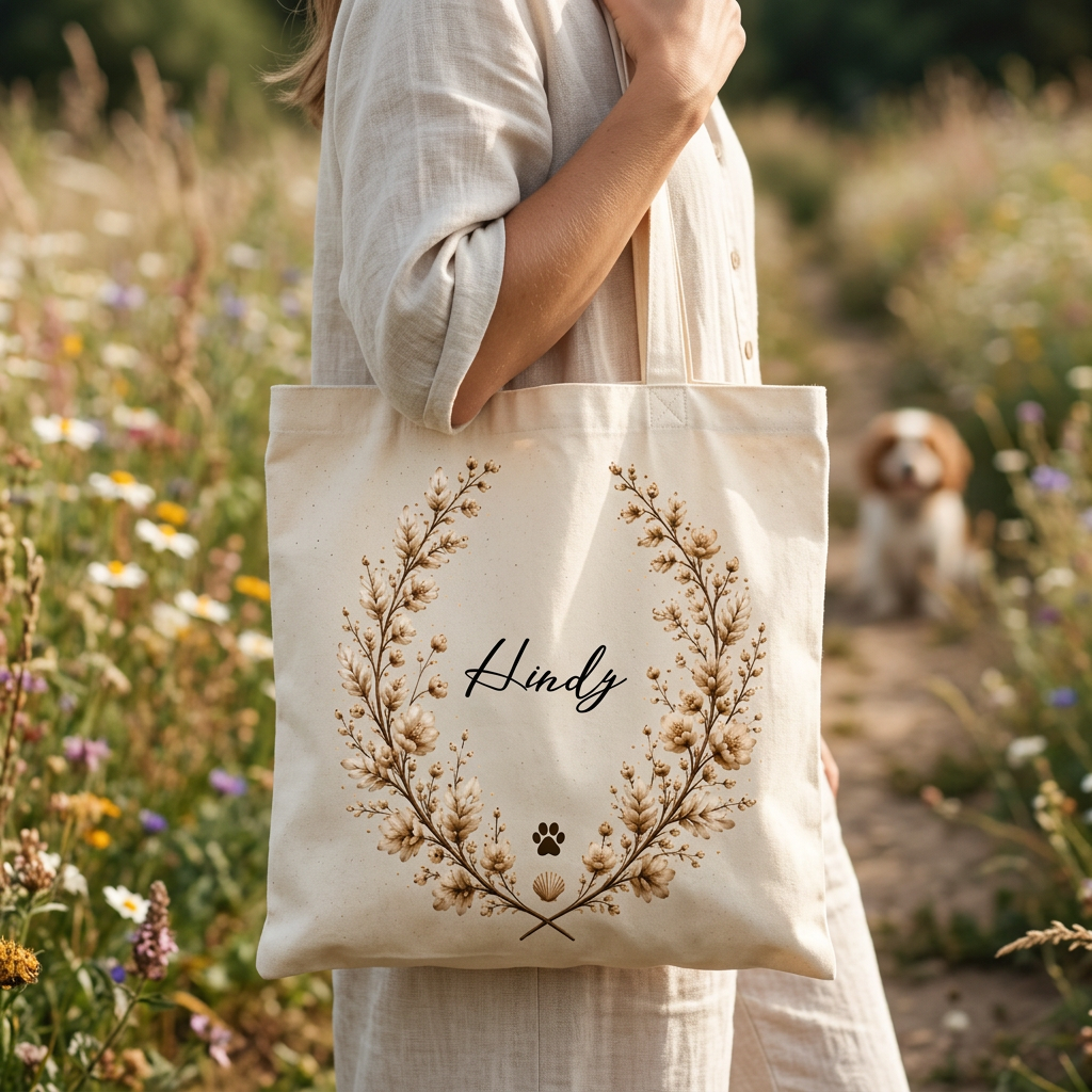 Tote Bag Bohème personnalisable