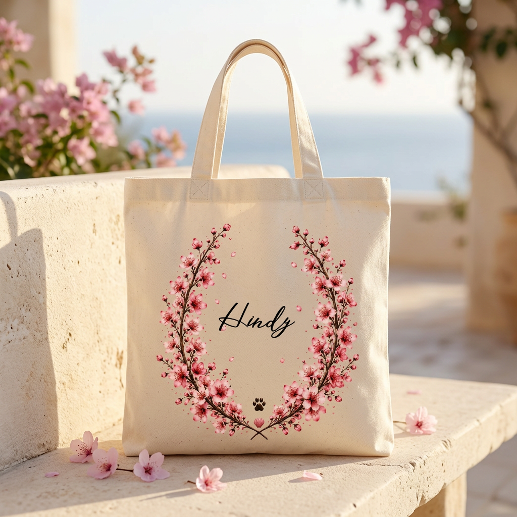 Tote bag Sakura personnalisable