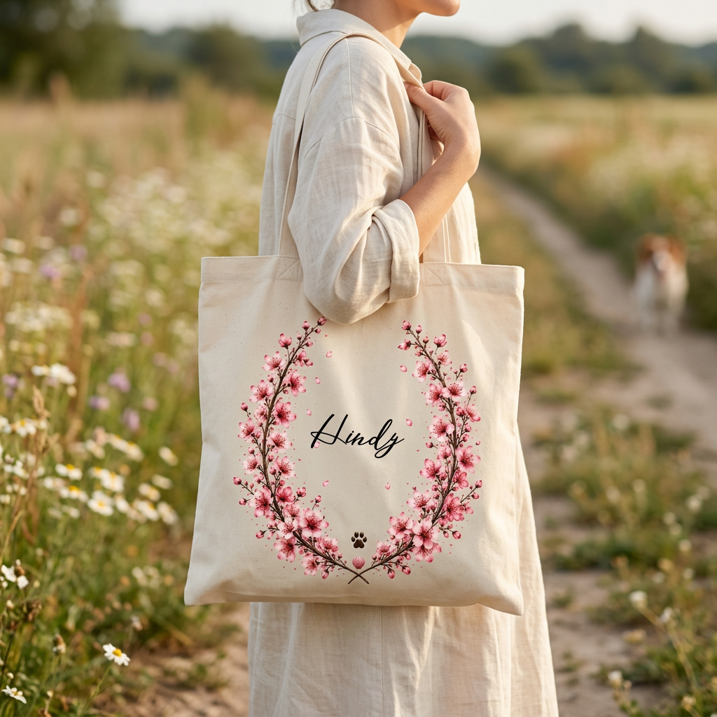 Tote bag Sakura personnalisable