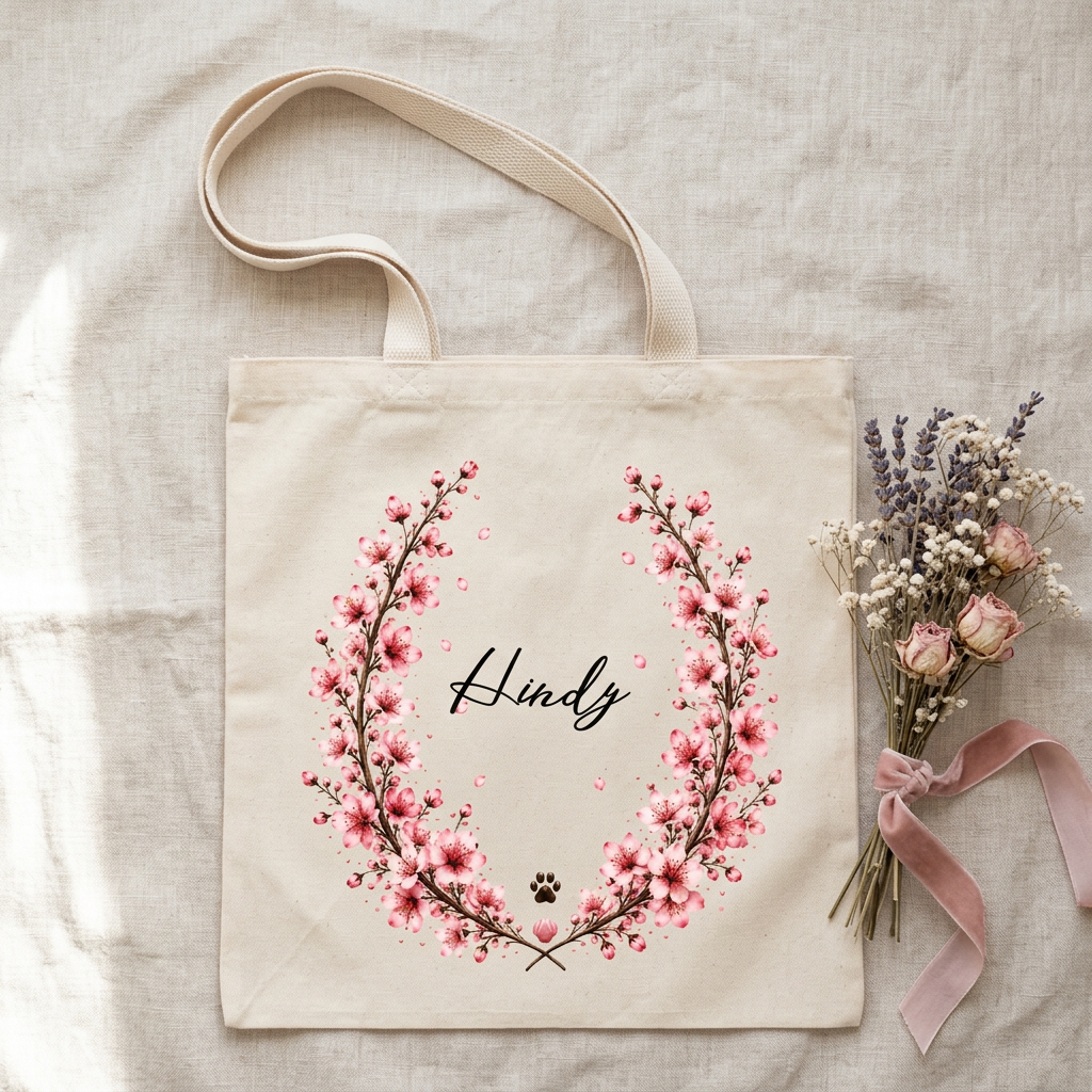 Tote bag Sakura personnalisable