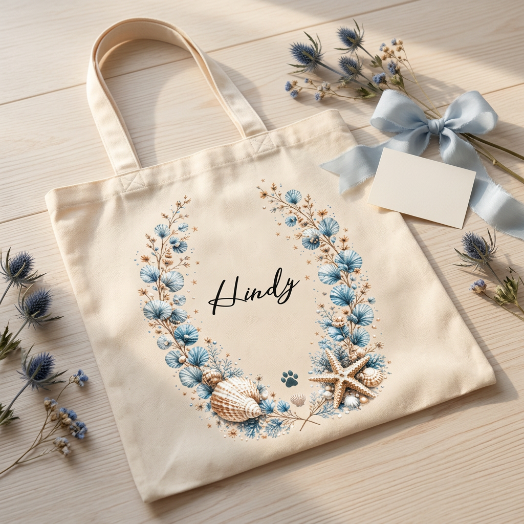 Tote bag Evasion Bleue personnalisable